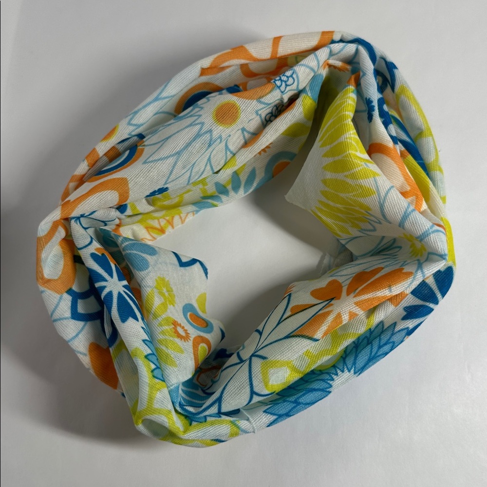 Wide Floral Headband - #2082